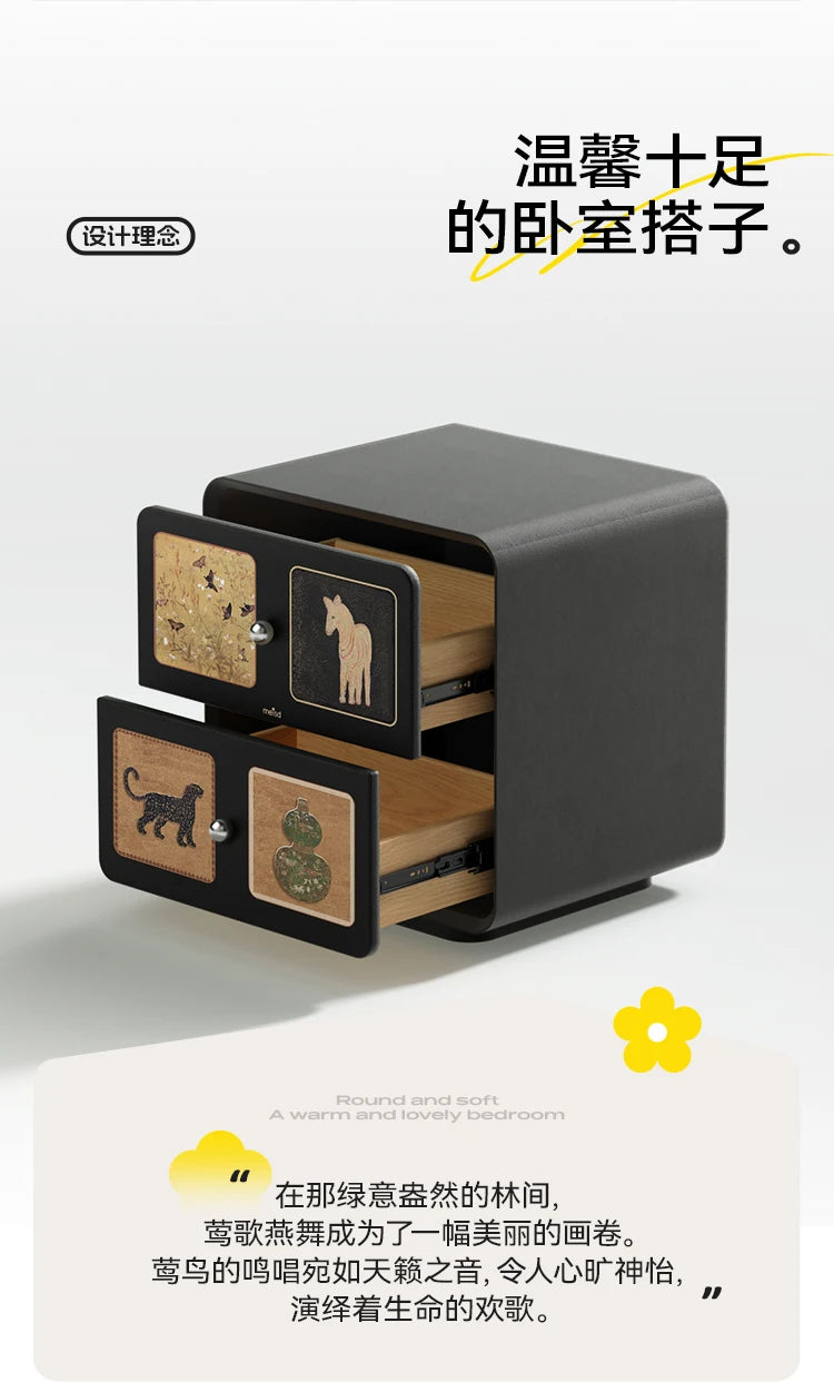 Decoratio Modern Night Table Elegant Minimalist Aesthetic Drawers Nightstand Cute Organize Mesitaa De Noche Bedroom Furniture