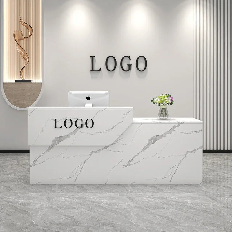 Decoration Reception Desks Displaycheckout Counter Reception Desks Beauty Salon Mostrador Negocio Commercial Furniture