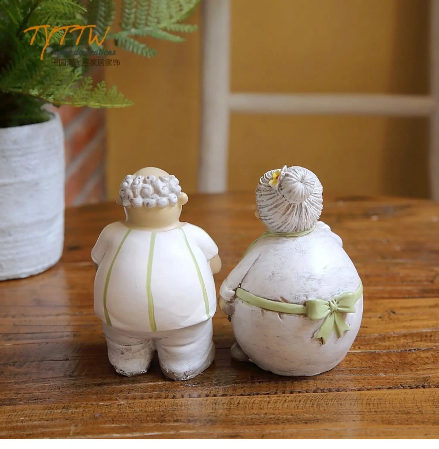 Home Decor For Grandma Room Decoration Marriage Grandpa's Home Decoration Elderly Couple Loving Old Grandpa and Grandma Doll