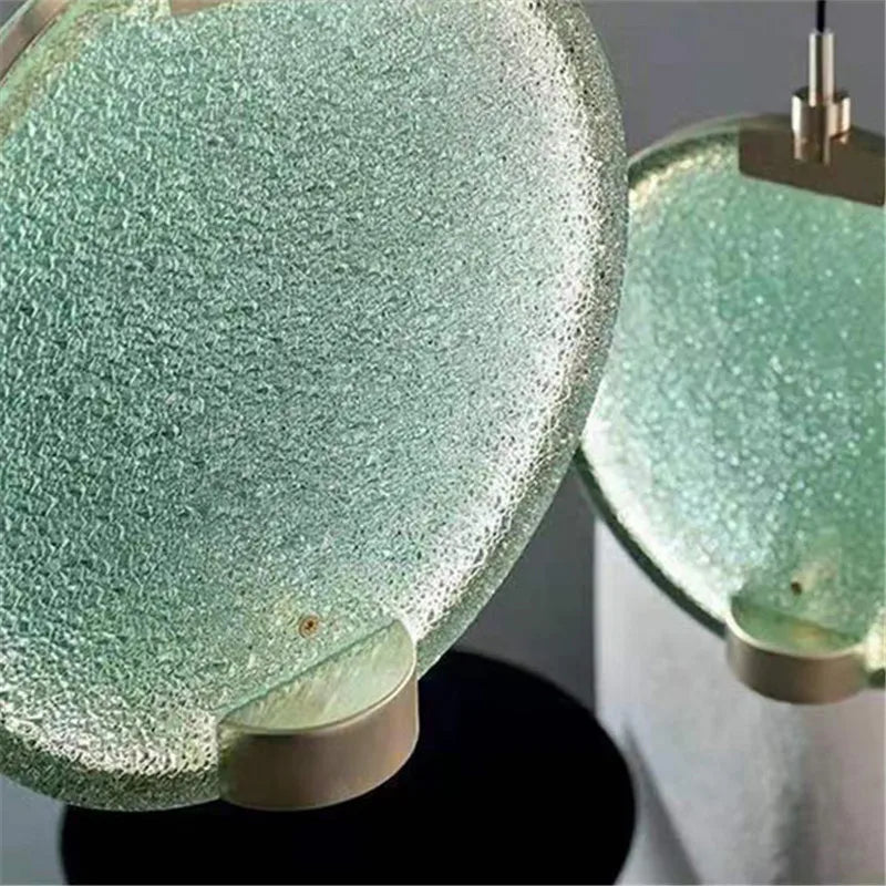 Horo pendant light led Round White Pink light Art Deco Gold Metal glass lamp For Dining Room spot lamp Kitchen Bedside Lamp