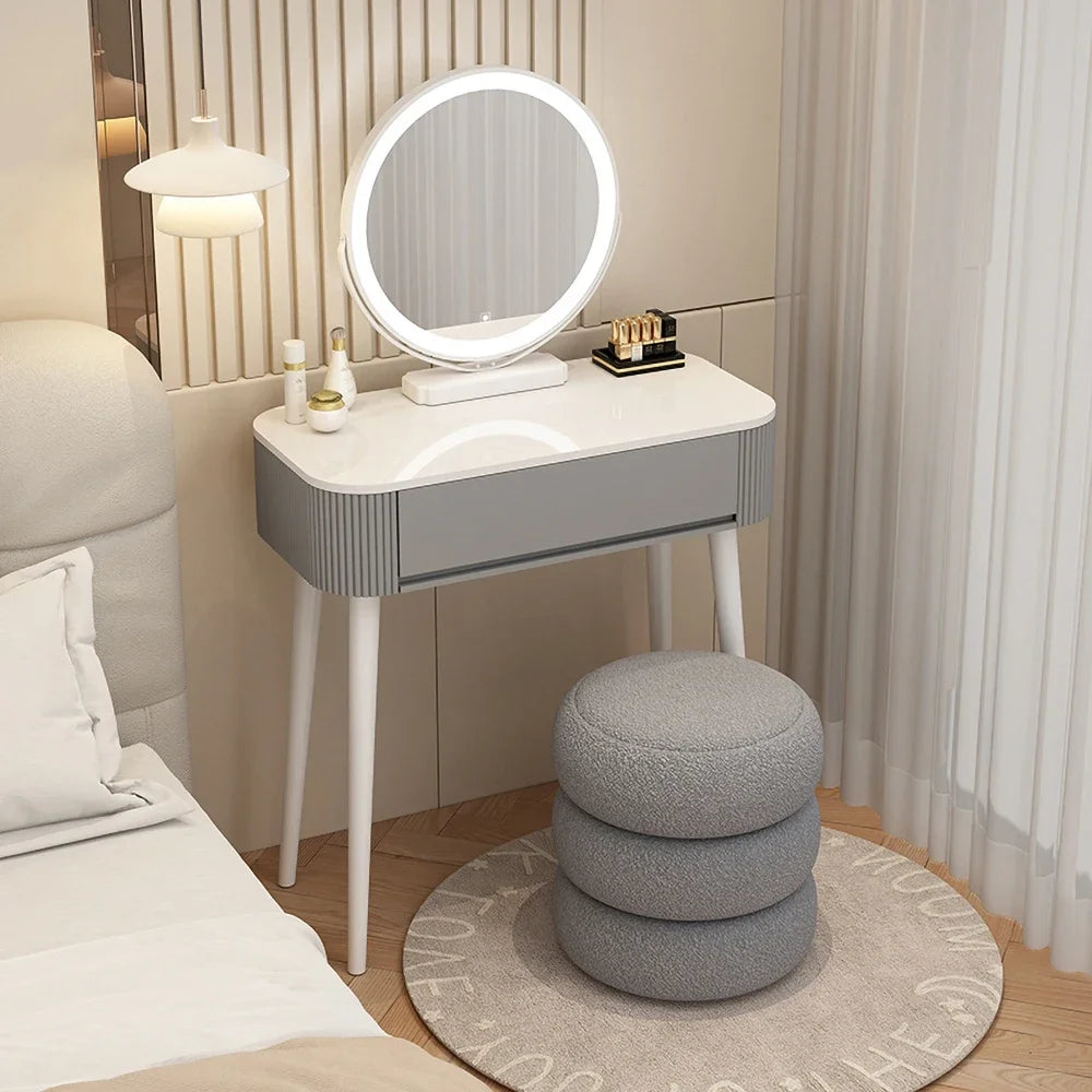Decoration Vanity Table Bedroom Modern Storage Vanity Table Dresser Drawer Coiffeuse De Chambre Maquillage Bedroom Furniture
