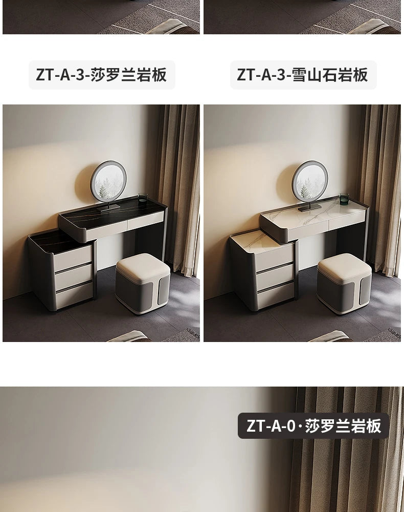 Decoration Drawer Vanity Table Living Room Modern Vanity Table Dresser Coiffeuse Avec Miroir Et Tabouret Bedroom Furniture