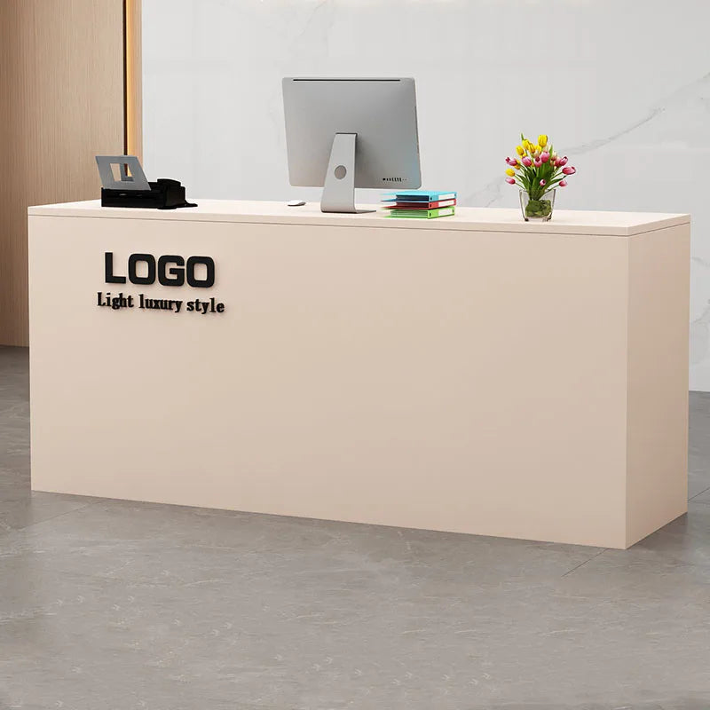 Display Modern Reception Desks Decorations Beauty Salon Reception Desks Checkout Counter Mostrador Negocio Commercial Furniture