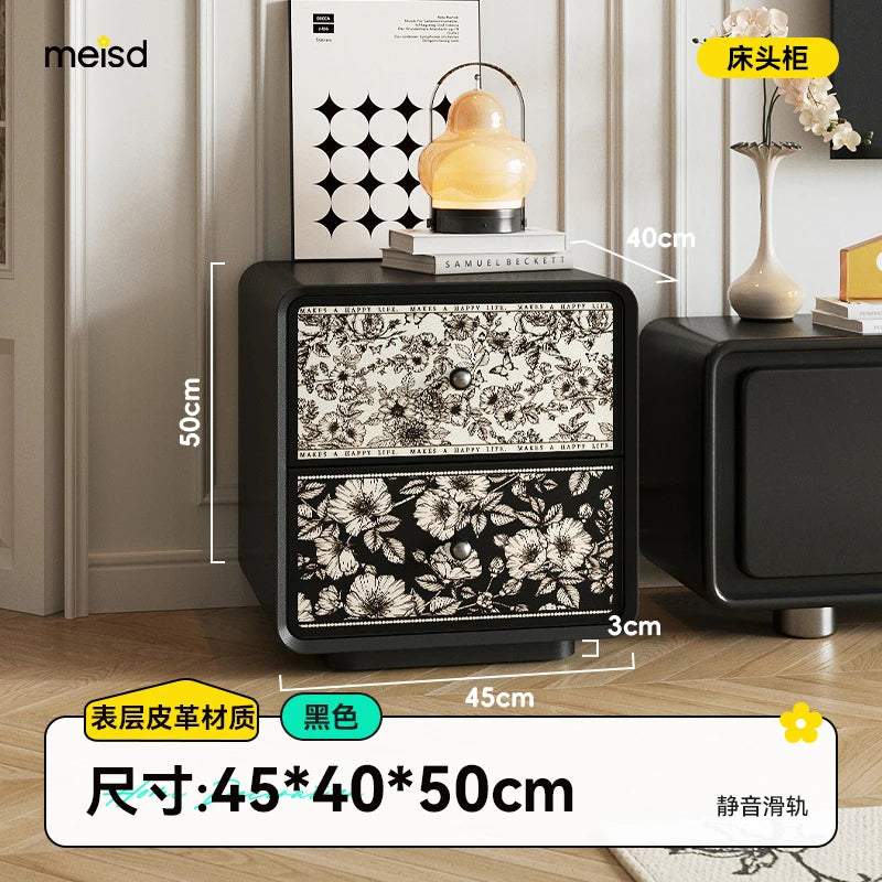 Decoratio Modern Night Table Elegant Minimalist Aesthetic Drawers Nightstand Cute Organize Mesitaa De Noche Bedroom Furniture