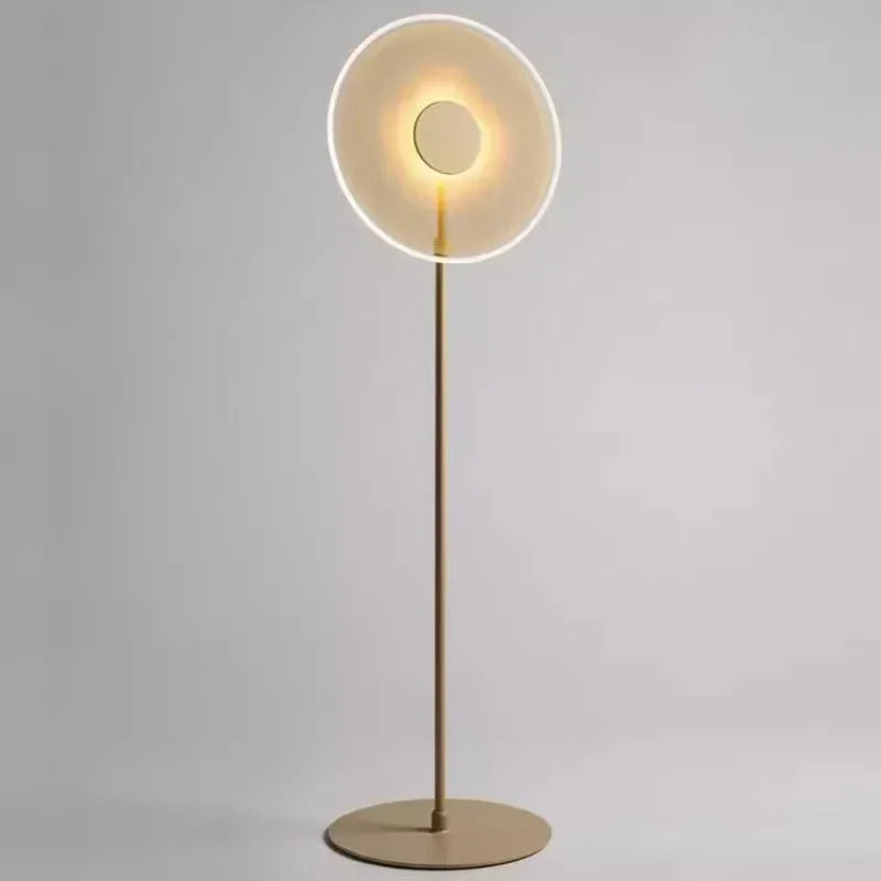 Modern Minimalist Designer round Study and Bedroom Hotel Acrylic Living Room Dining Room Model Room Sun Floor Lamp