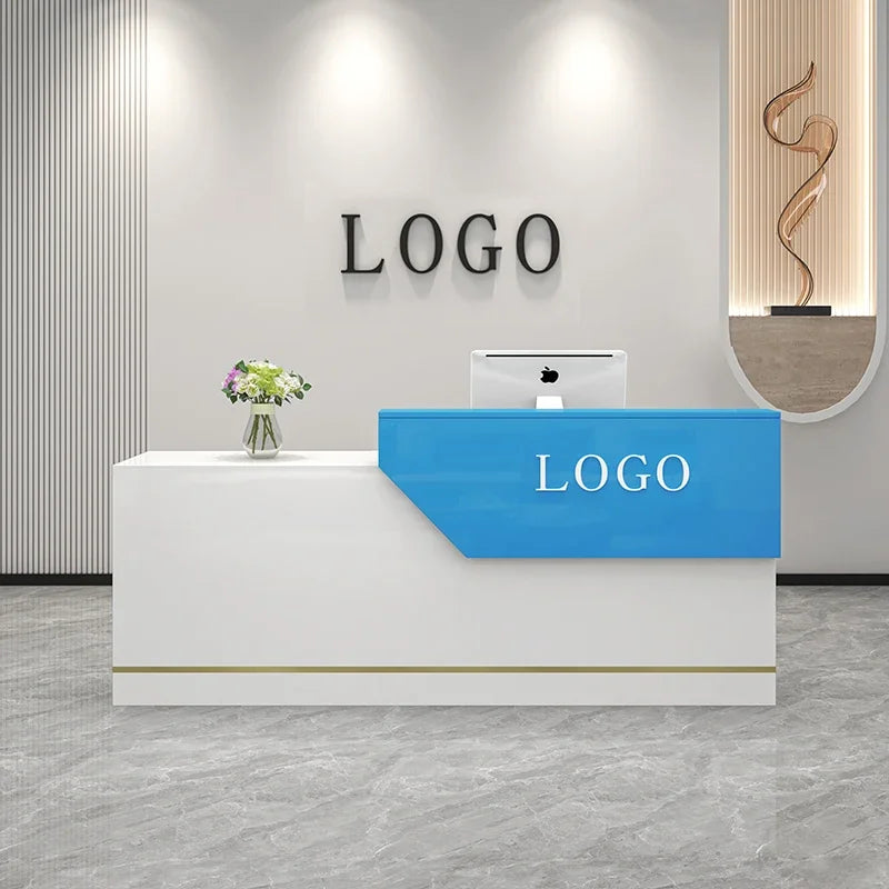Decoration Reception Desks Displaycheckout Counter Reception Desks Beauty Salon Mostrador Negocio Commercial Furniture