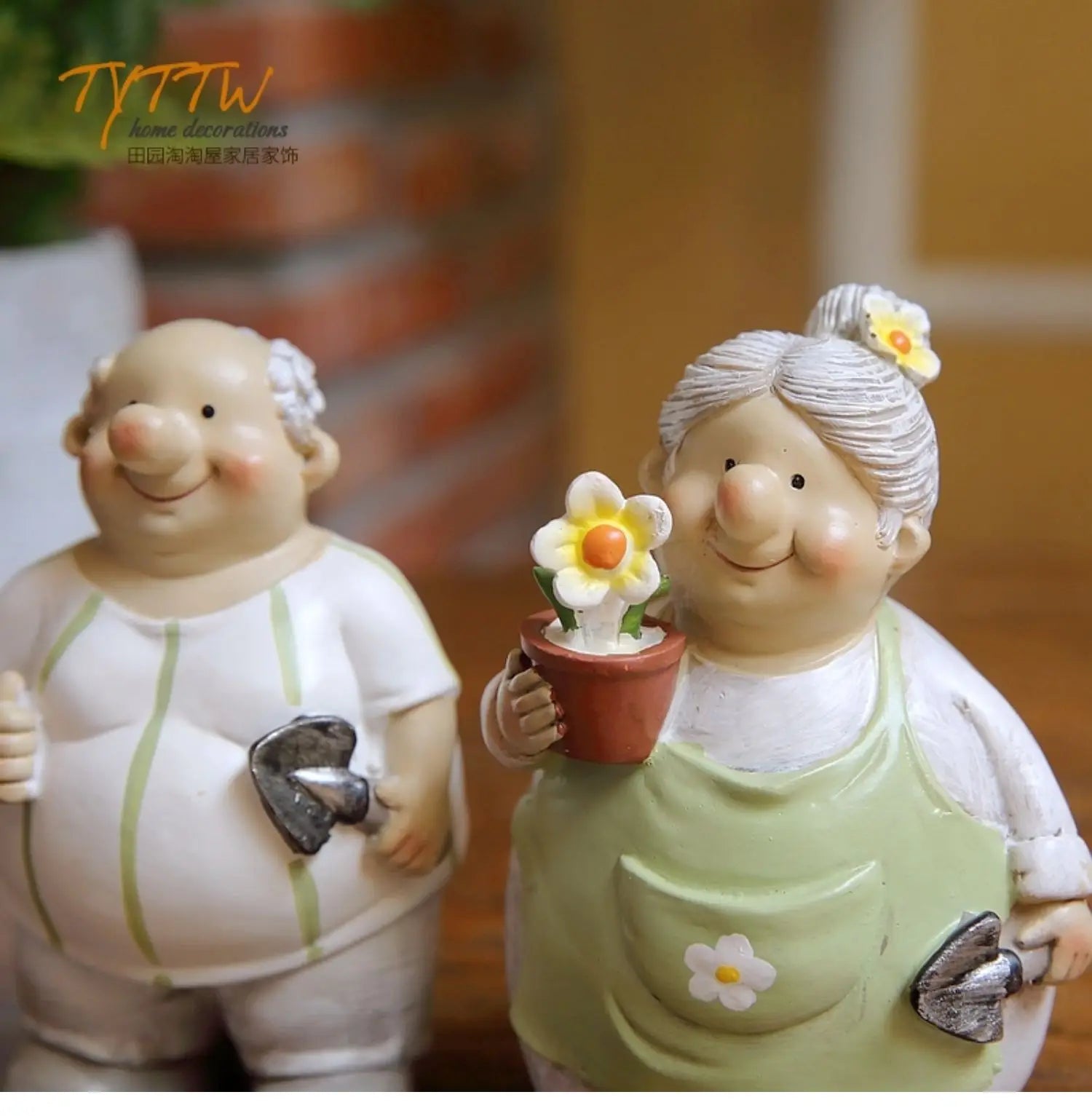 Home Decor For Grandma Room Decoration Marriage Grandpa's Home Decoration Elderly Couple Loving Old Grandpa and Grandma Doll