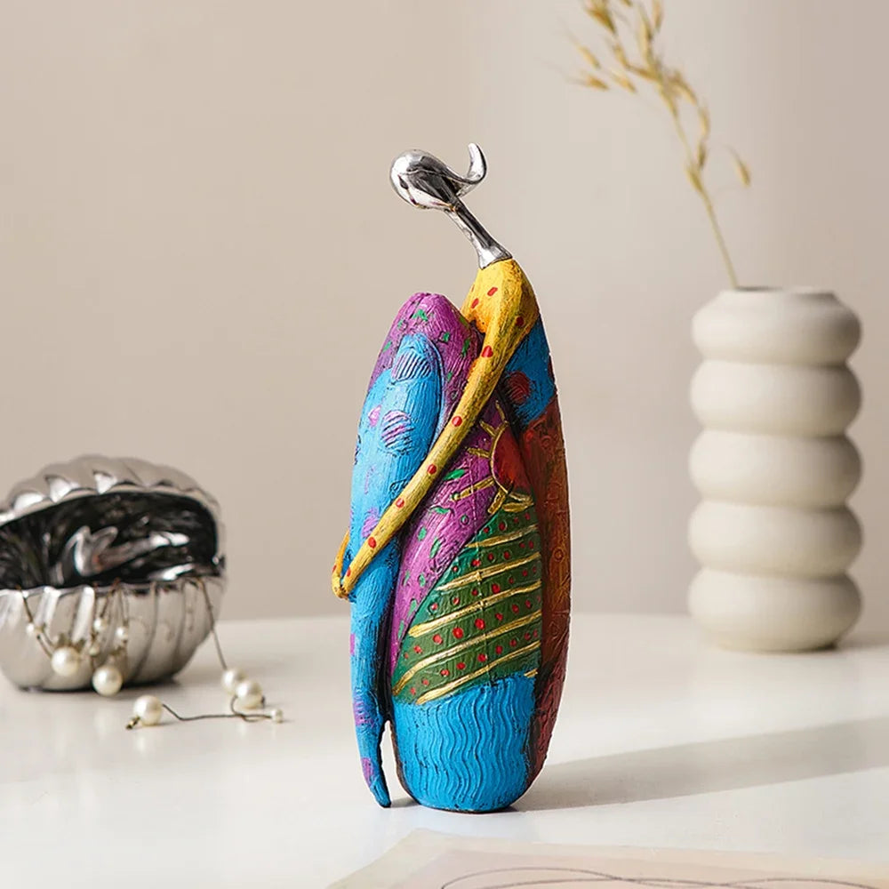 Desk Decoration Christmas Gift Creative Abstract Home Decoration Character Sculpture Living Room Desktop Decoration Ornaments