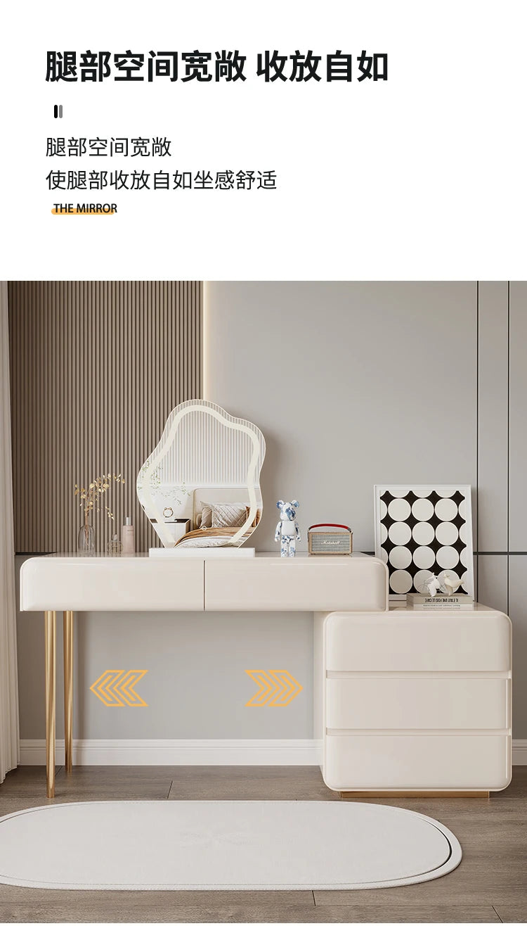 Decoration Vanity Table Dresser Storage Bedroom Vanity Table Drawer Tocador De Maquillaje Mueble Con Espejo Bedroom Furniture