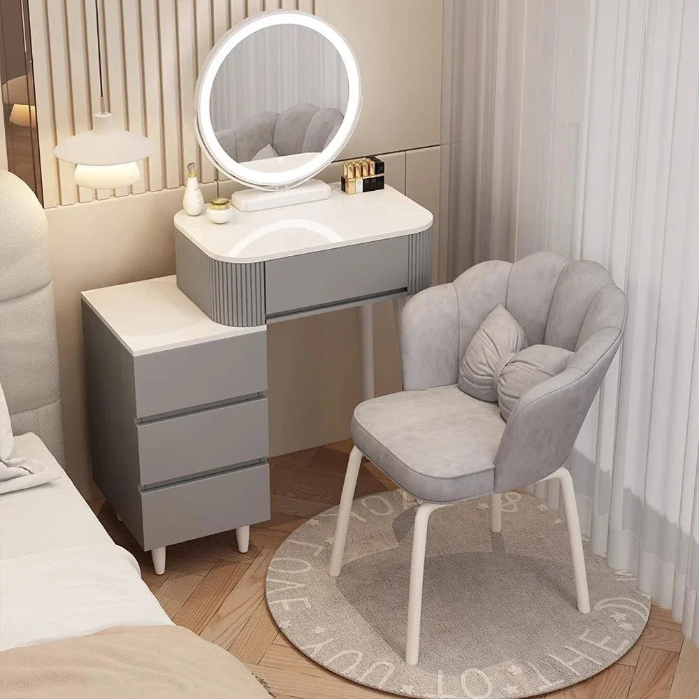 Decoration Vanity Table Bedroom Modern Storage Vanity Table Dresser Drawer Coiffeuse De Chambre Maquillage Bedroom Furniture