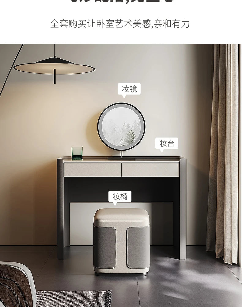 Decoration Drawer Vanity Table Living Room Modern Vanity Table Dresser Coiffeuse Avec Miroir Et Tabouret Bedroom Furniture