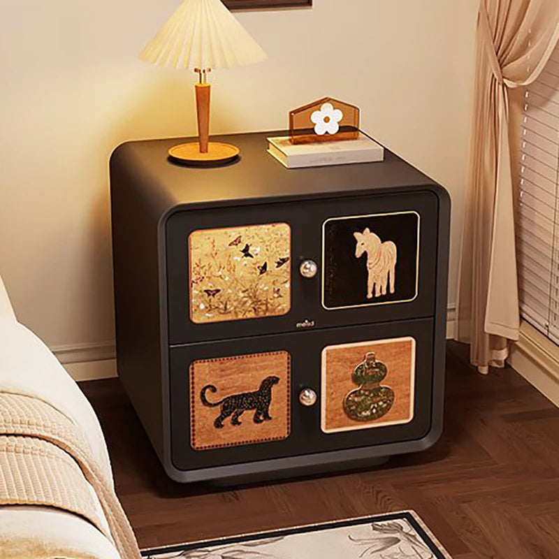 Decoratio Modern Night Table Elegant Minimalist Aesthetic Drawers Nightstand Cute Organize Mesitaa De Noche Bedroom Furniture