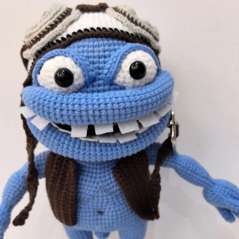 Crochet Dolls Anime Doll Crazy Frog Birthday Gifts Home Deco Finshed Dolls