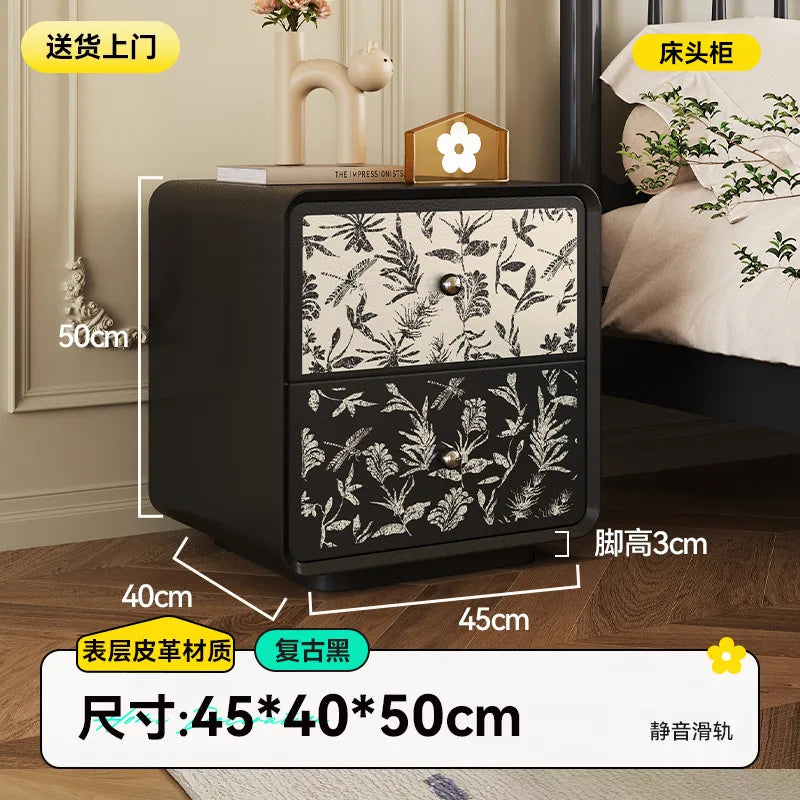Decoratio Modern Night Table Elegant Minimalist Aesthetic Drawers Nightstand Cute Organize Mesitaa De Noche Bedroom Furniture