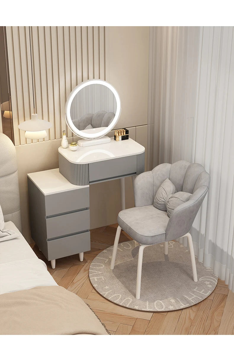 Decoration Vanity Table Bedroom Modern Storage Vanity Table Dresser Drawer Coiffeuse De Chambre Maquillage Bedroom Furniture
