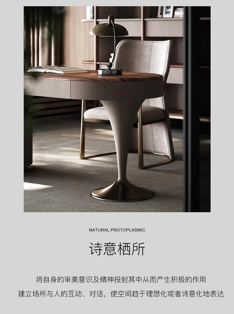 Modern European Floor Standing Office Desk Luxury Design Escritorios De Ordenador Upgrade Your Home Office Aesthetic Furniture