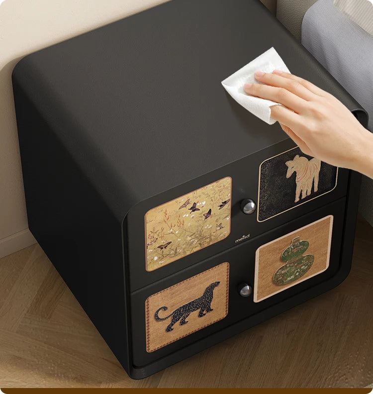 Decoratio Modern Night Table Elegant Minimalist Aesthetic Drawers Nightstand Cute Organize Mesitaa De Noche Bedroom Furniture