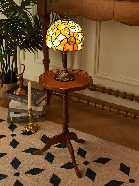 French Retro Design Sense Solid Wood Living Room Home Decoration Decoration Pieces Bedside Coffee Table