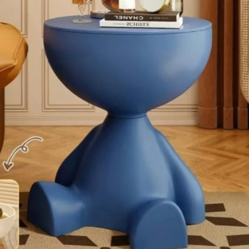 Coffee Table Sofa Tea Side Table Living Room Small Furniture  Round Multifunction Night Desk Morden Cute Decoration Whimsical