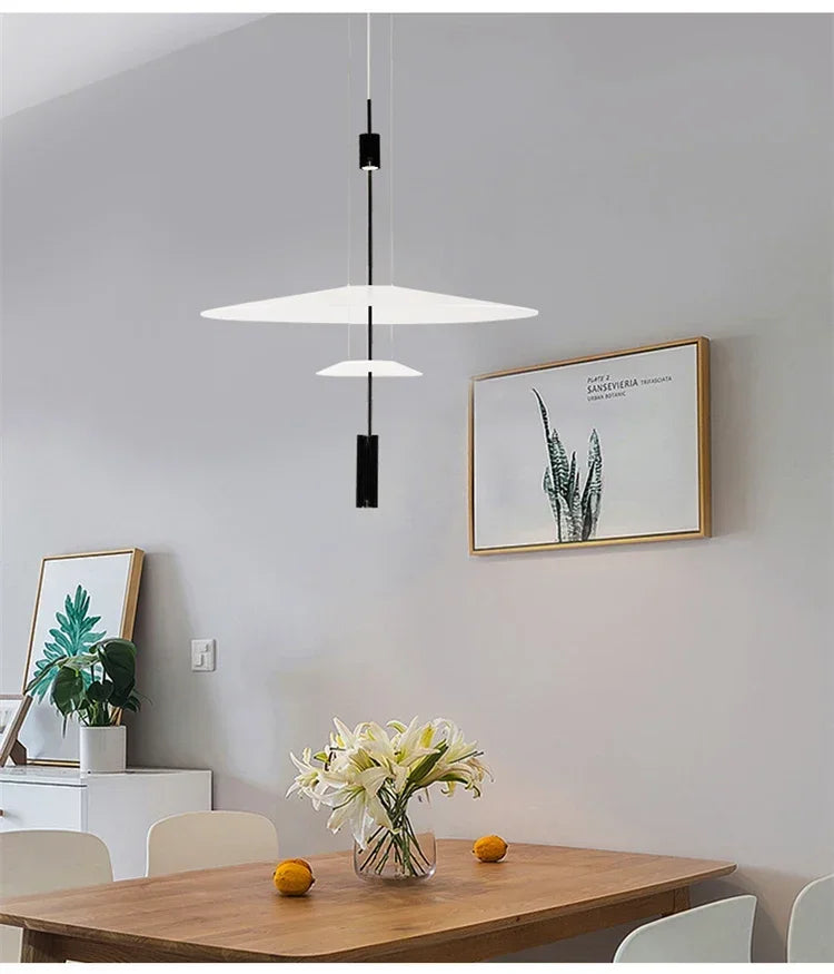 Designer Personality LED Hanging Lamp Flying Saucer Home Decor Denmark Dining Table Bar Living Room UFO Pendant Lamps