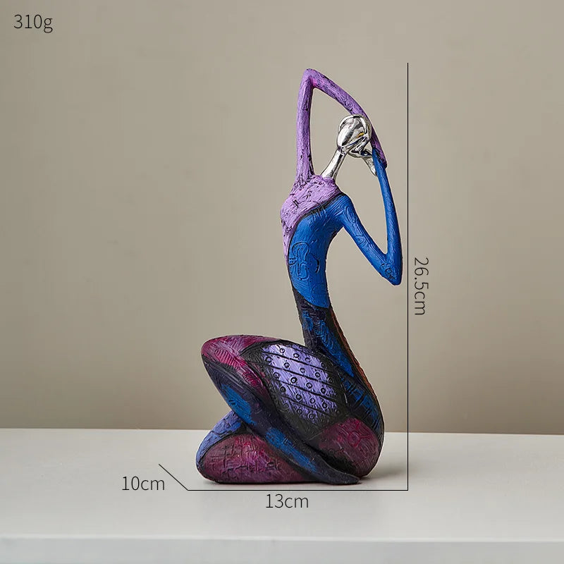 Desk Decoration Christmas Gift Creative Abstract Home Decoration Character Sculpture Living Room Desktop Decoration Ornaments