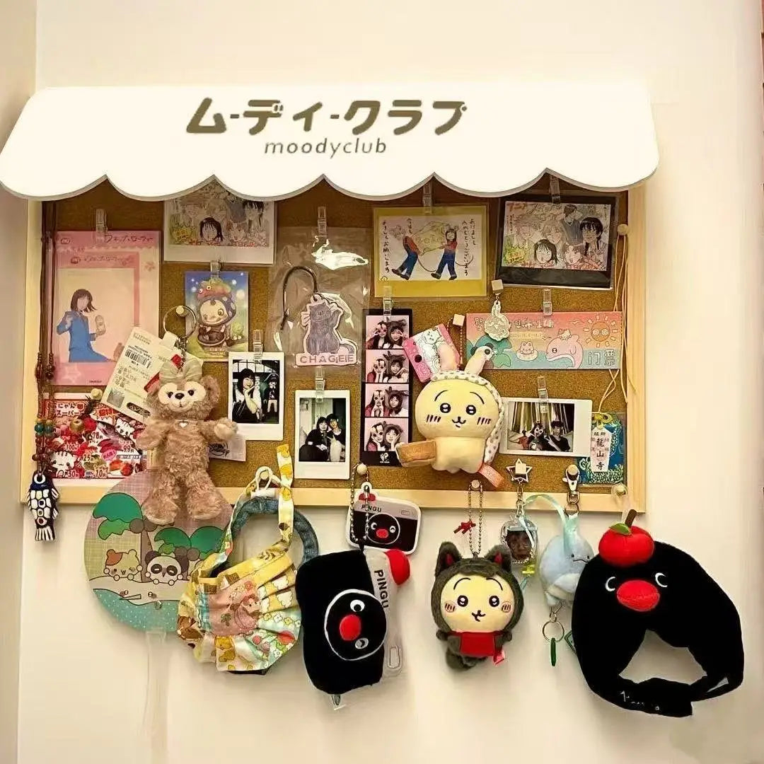 New DIY Cute Dessert House Cork Message Board Home Dormitory Jewelry Wooden Storage Board Wall Decorative Board Room Decoration
