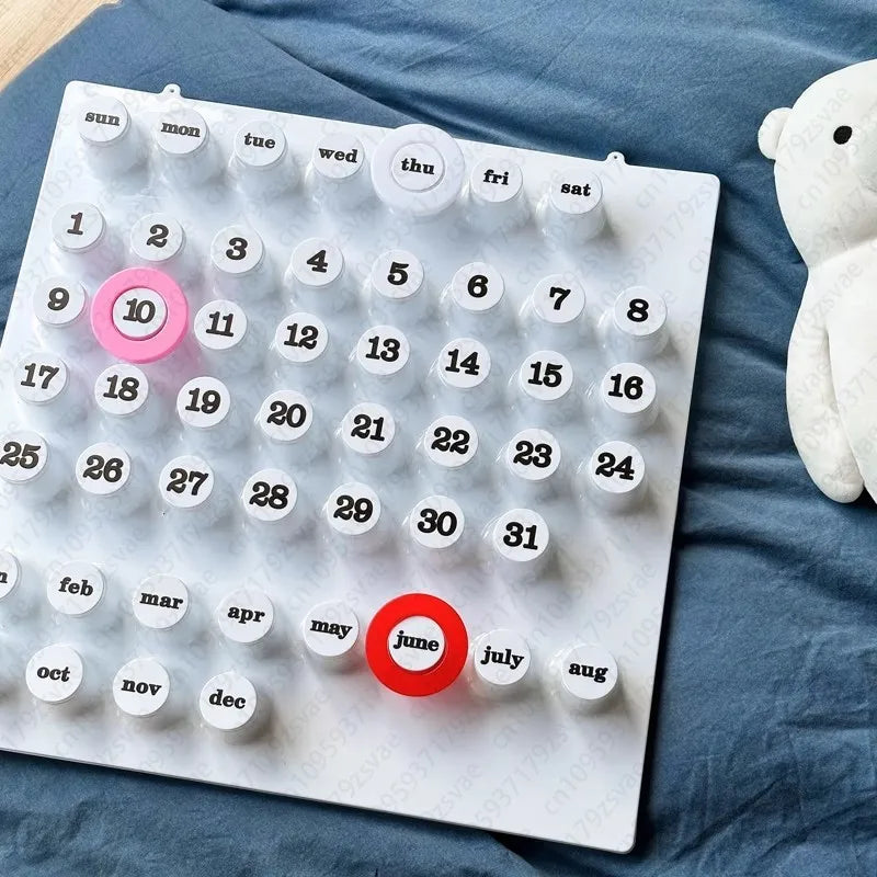 Retro calendar creative wall decoration home