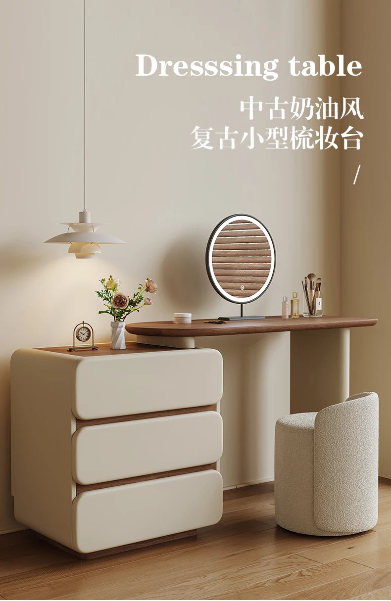 Makeup Desk Dressing Table Trendy Nordic Glamour Simple Style Design Vanity Table Space Saving Penteadeira Bedroom Furniture