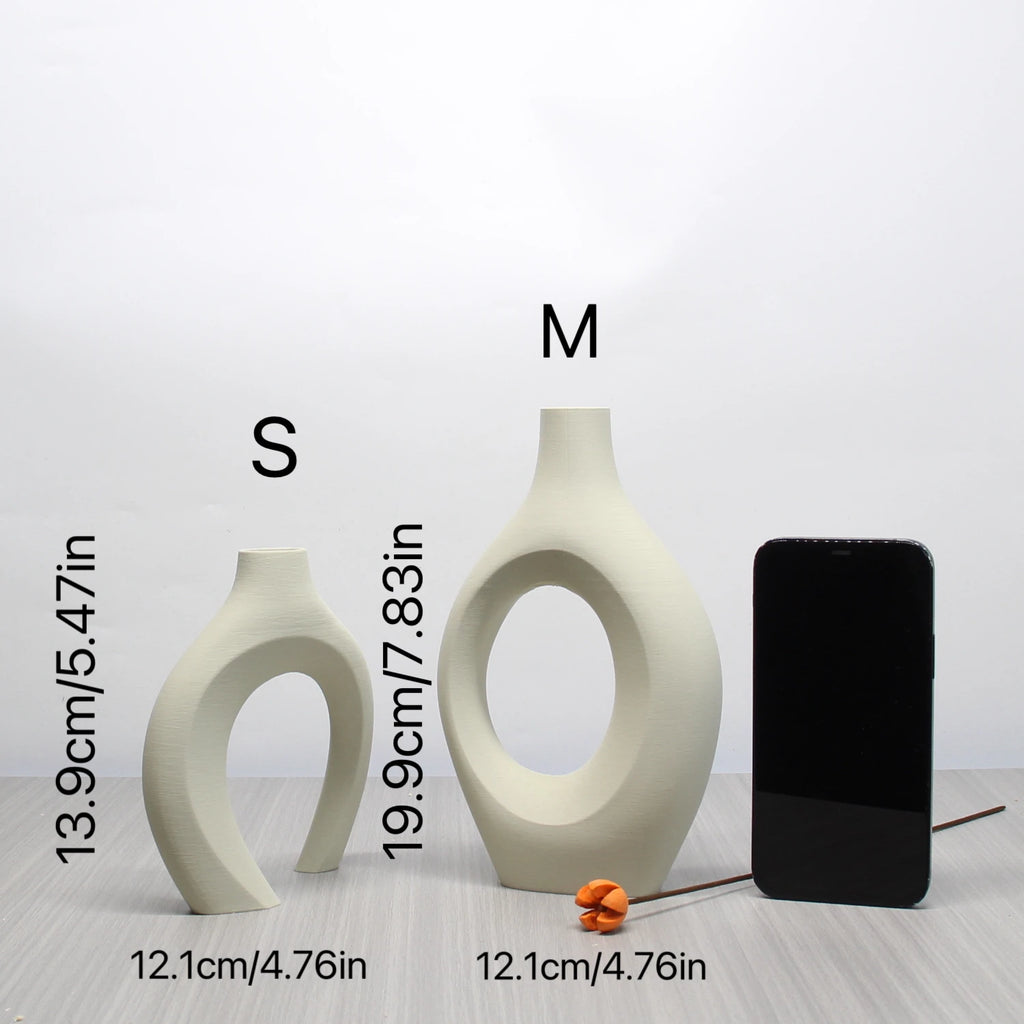 A Set of Bohemian Style Art Vases,  Perfect Choice for Home and Office Decoration, Suitable for Living Room,