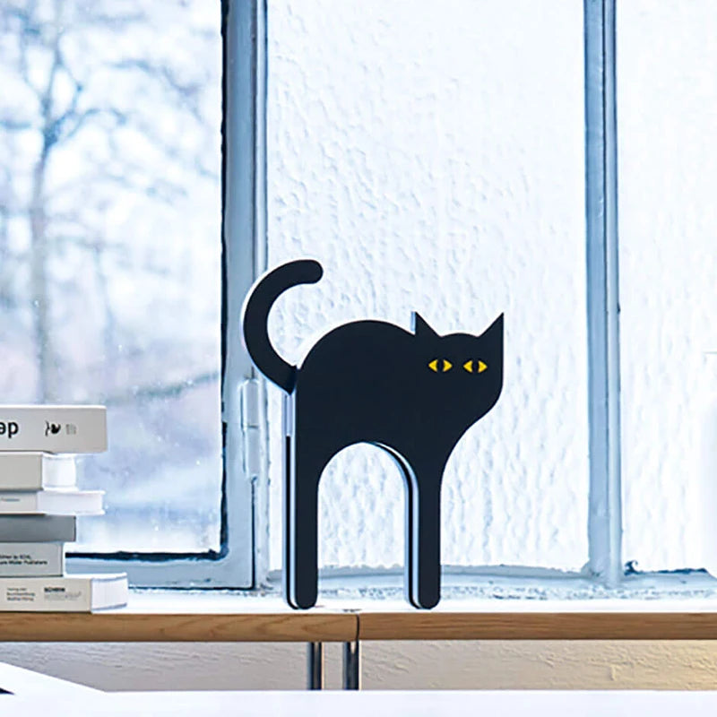 Black Cat Decoration Wall Desktop Nordic Ins Style Creative Home Modern Style Bedroom Living Room Coffee Table Home Accessories