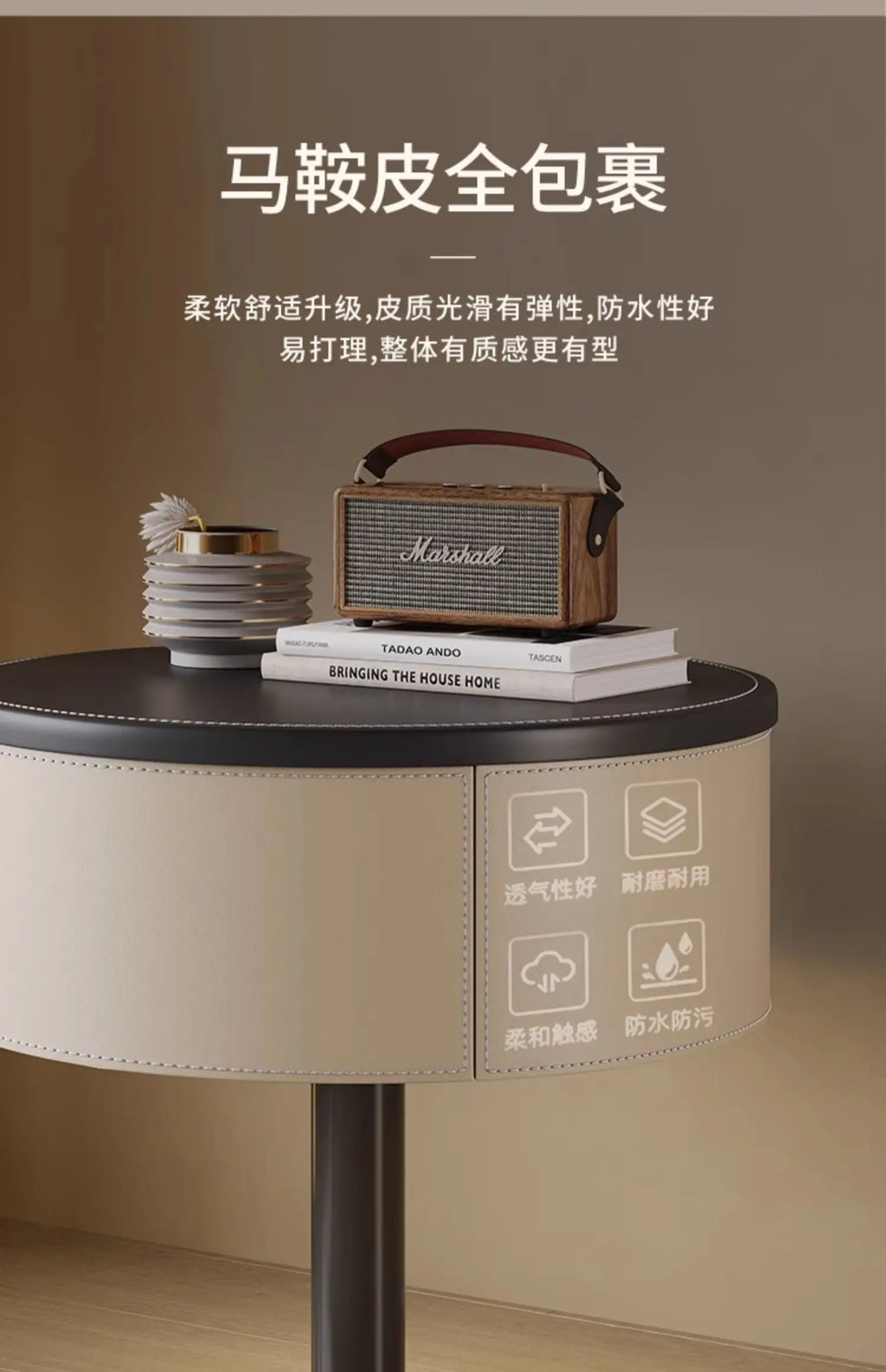 Design Unique Trendy Bedside Table Creative Style Simple Glamour Night Table Luxury Elegant Mesita De Noche Bedroom Furniture