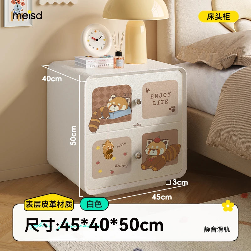 Decoratio Modern Night Table Elegant Minimalist Aesthetic Drawers Nightstand Cute Organize Mesitaa De Noche Bedroom Furniture