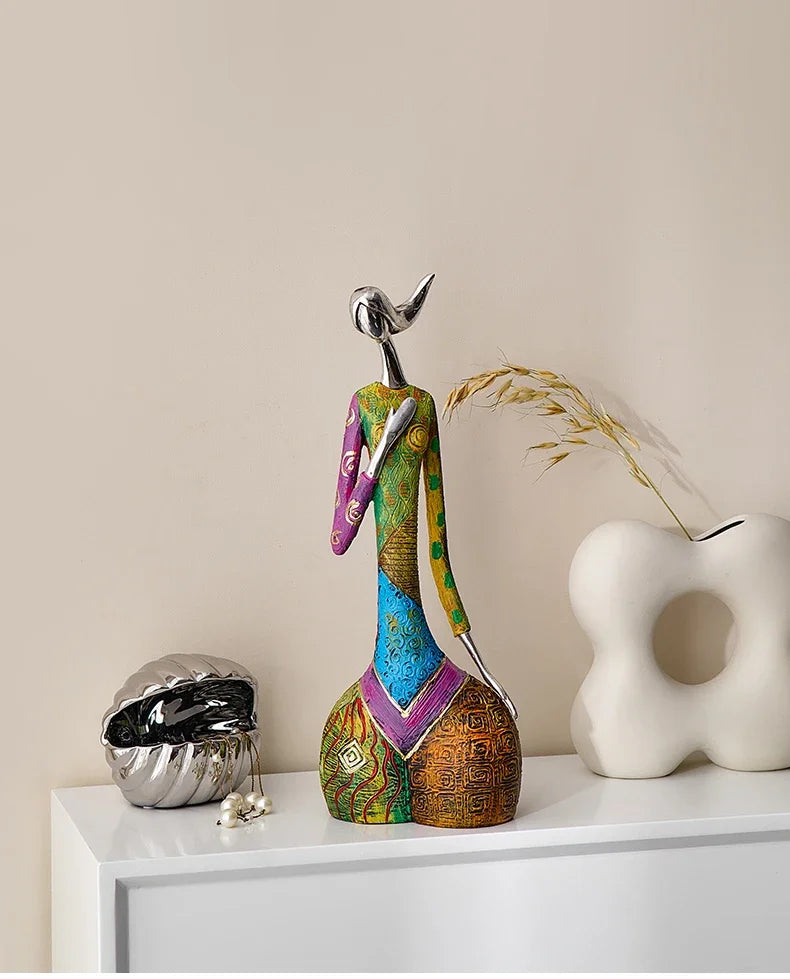 Desk Decoration Christmas Gift Creative Abstract Home Decoration Character Sculpture Living Room Desktop Decoration Ornaments