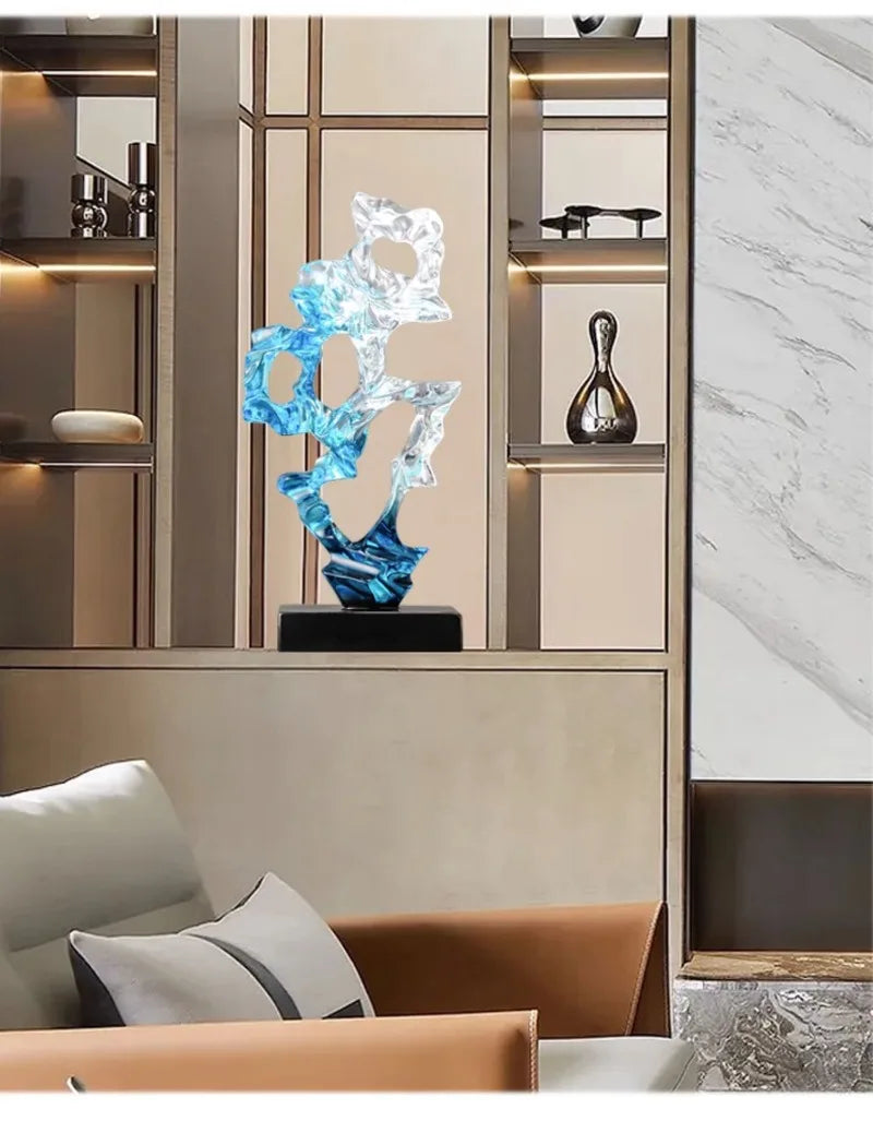 Creative Ornaments Living Room Figurines Aesthetic Cabinet Art Luxury Sculptures Sofa Beside Book Nook Tabletop Home Decoration