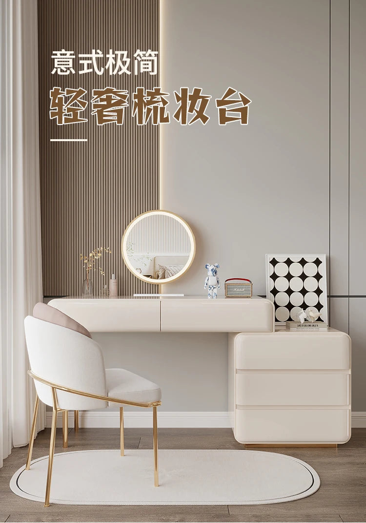Decoration Vanity Table Dresser Storage Bedroom Vanity Table Drawer Tocador De Maquillaje Mueble Con Espejo Bedroom Furniture