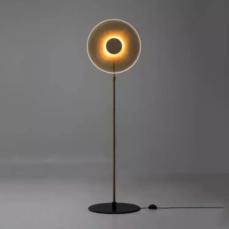 Modern Minimalist Designer round Study and Bedroom Hotel Acrylic Living Room Dining Room Model Room Sun Floor Lamp