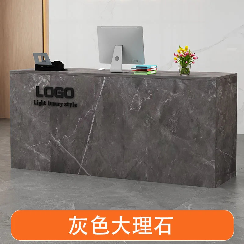 Display Modern Reception Desks Decorations Beauty Salon Reception Desks Checkout Counter Mostrador Negocio Commercial Furniture