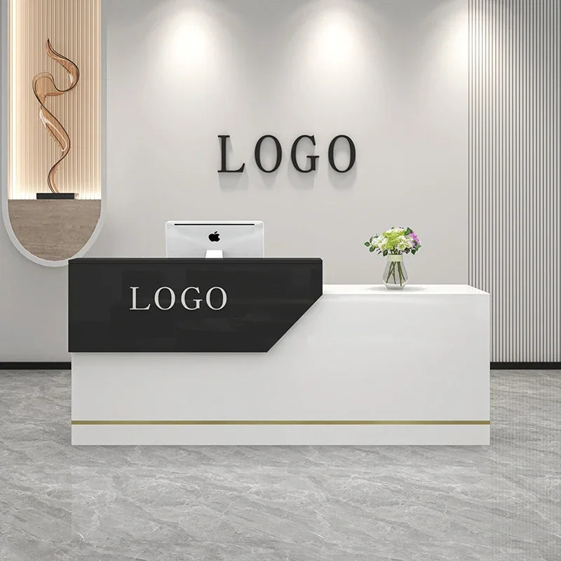 Decoration Reception Desks Displaycheckout Counter Reception Desks Beauty Salon Mostrador Negocio Commercial Furniture