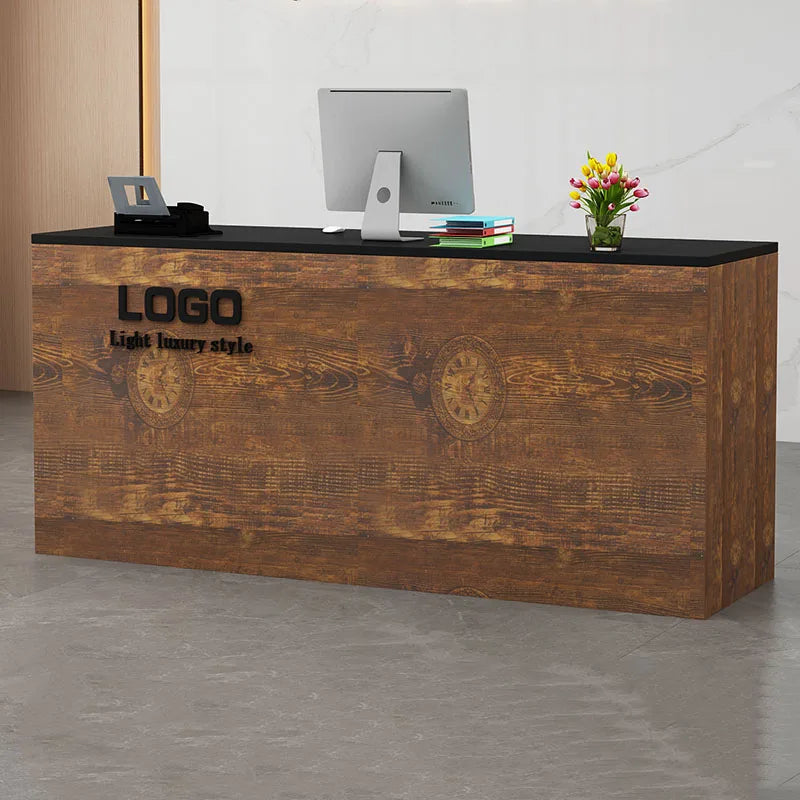 Display Modern Reception Desks Decorations Beauty Salon Reception Desks Checkout Counter Mostrador Negocio Commercial Furniture