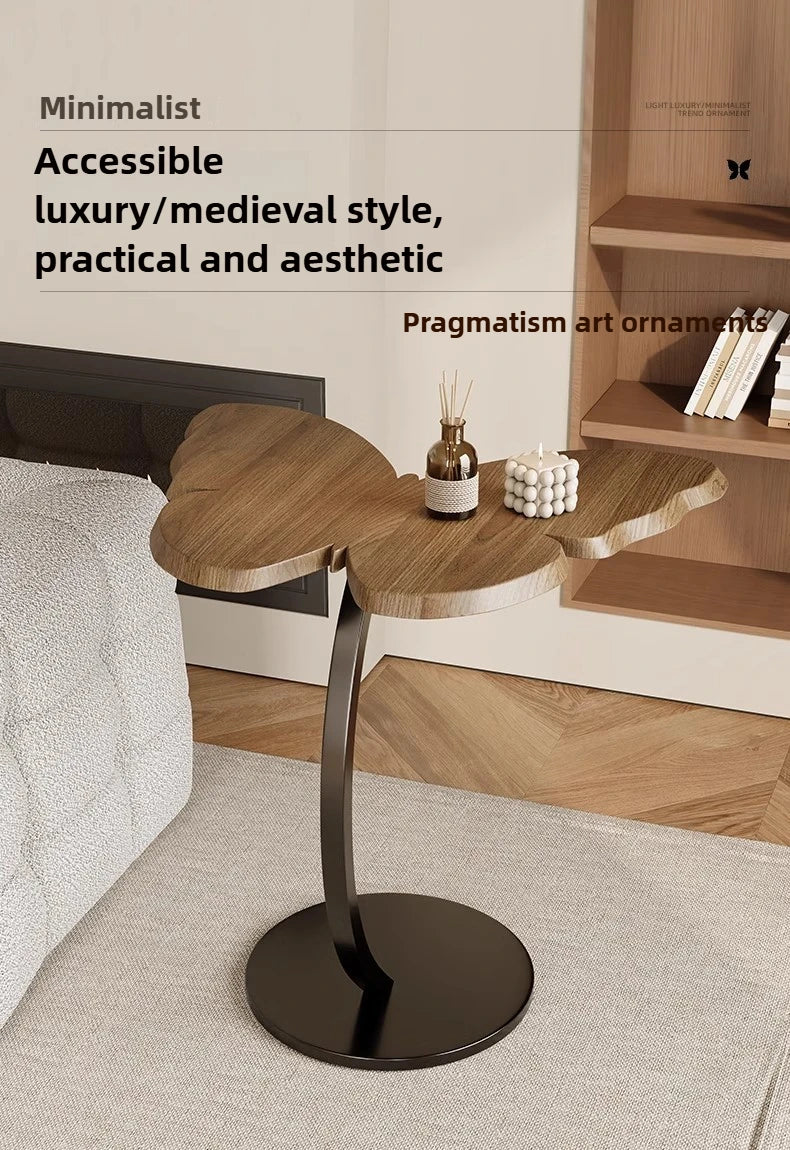 Side Table Home Living Room Sofa Desk Modern Bedroom Cabinet Cute Butterfly Floor Standing Small Coffee Table