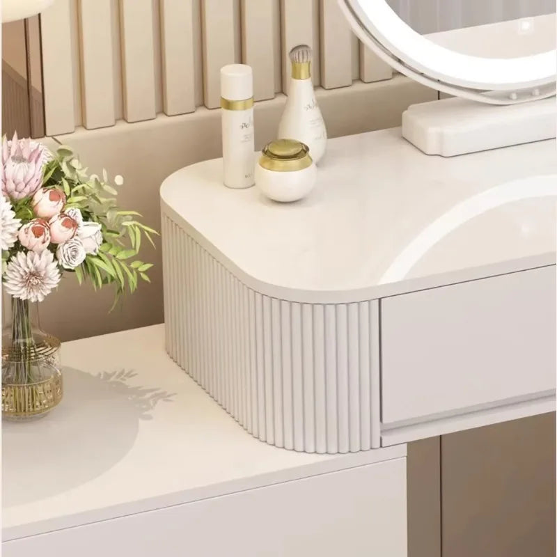 Decoration Vanity Table Bedroom Modern Storage Vanity Table Dresser Drawer Coiffeuse De Chambre Maquillage Bedroom Furniture