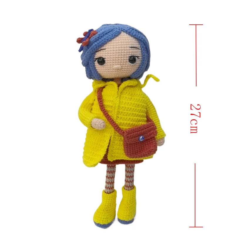 Crochet Dolls Anime Doll Coraline Toys Birthday Gifts Home Deco Finshed Dolls