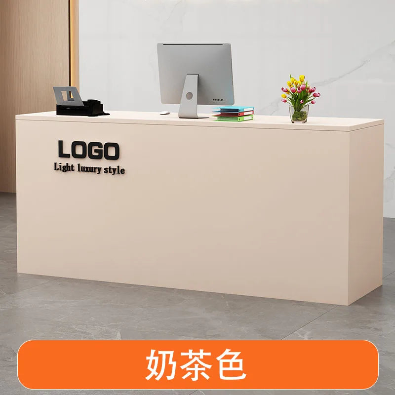 Display Modern Reception Desks Decorations Beauty Salon Reception Desks Checkout Counter Mostrador Negocio Commercial Furniture