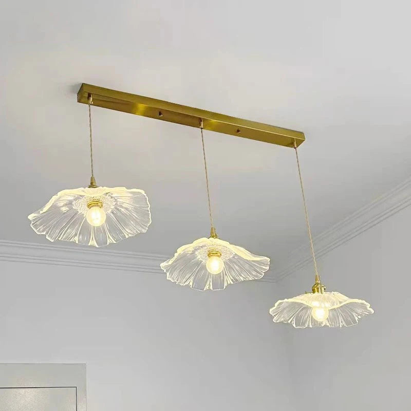 Home Decoration Lighting Retro Pendant Lamp Glass Hanging Lamp Living Room Dining Kitchen Island Chandelier Indoor Ceiling Light
