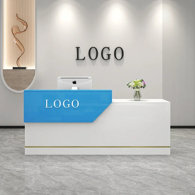 Decoration Reception Desks Displaycheckout Counter Reception Desks Beauty Salon Mostrador Negocio Commercial Furniture