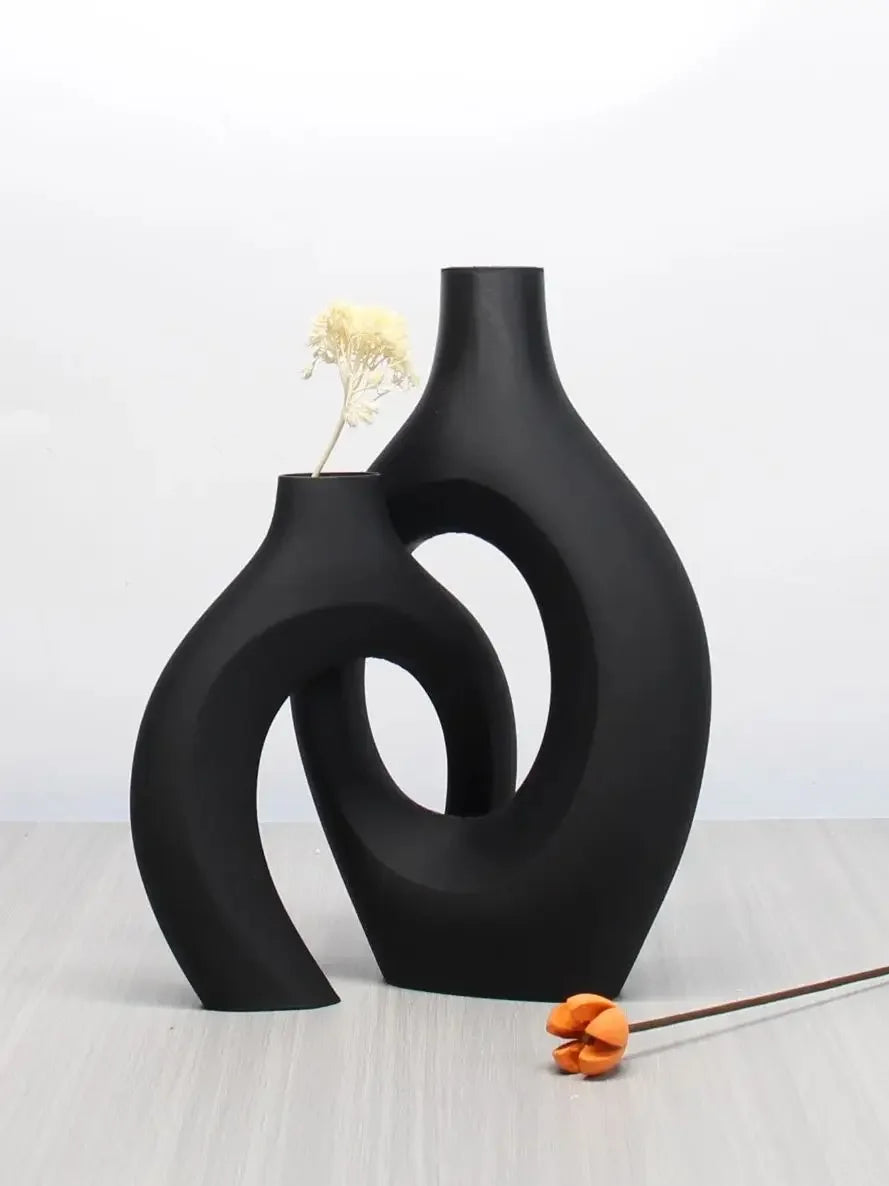A Set of Bohemian Style Art Vases,  Perfect Choice for Home and Office Decoration, Suitable for Living Room,
