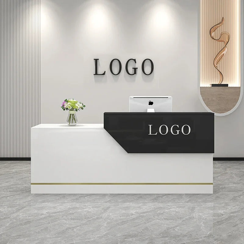 Decoration Reception Desks Displaycheckout Counter Reception Desks Beauty Salon Mostrador Negocio Commercial Furniture
