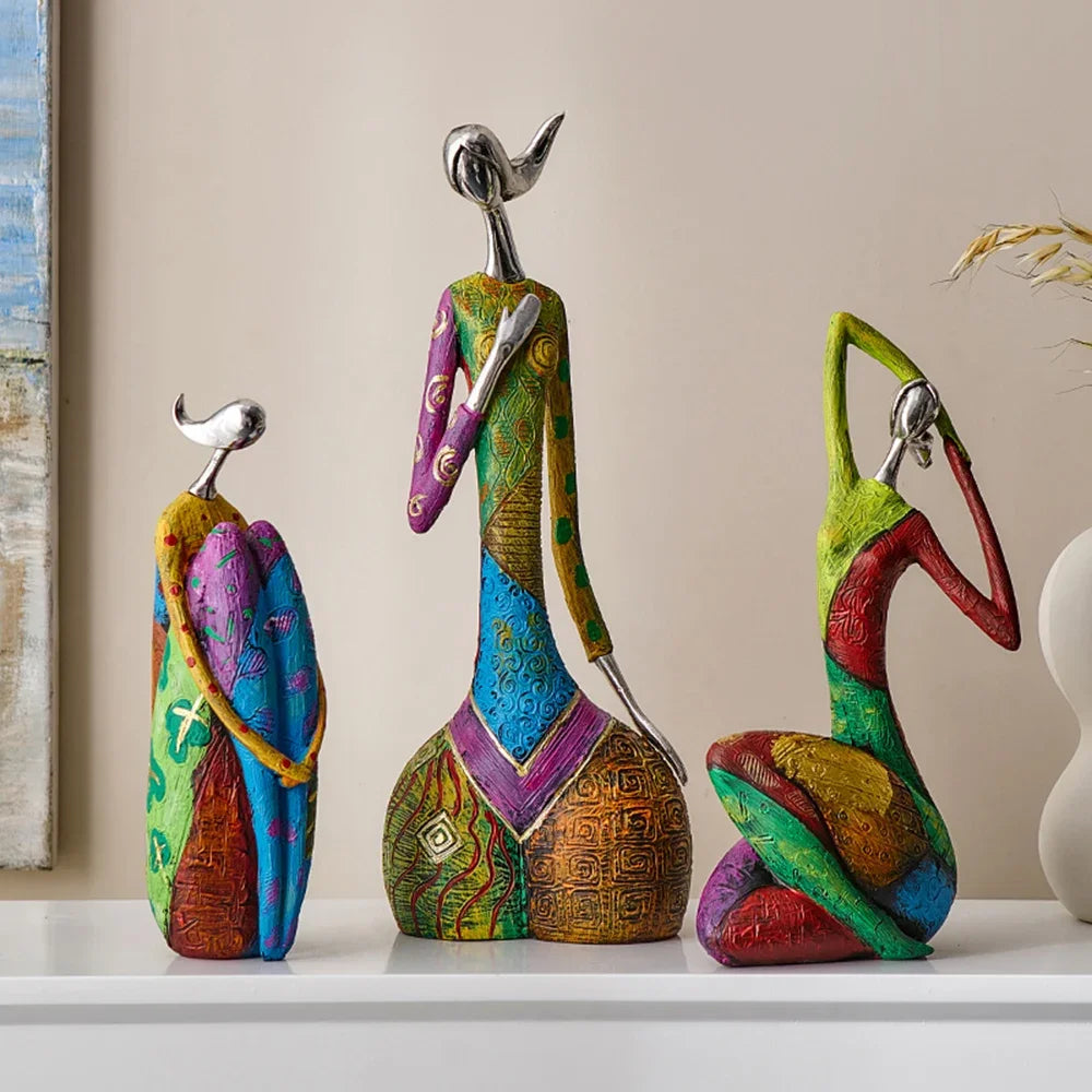 Desk Decoration Christmas Gift Creative Abstract Home Decoration Character Sculpture Living Room Desktop Decoration Ornaments
