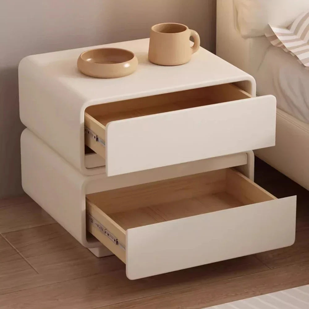 Decorations Nightstands Gloss Decor Modern Elegant Nightstands Glamour Luxury Mesita De Noche Dormitorio Home Furniture