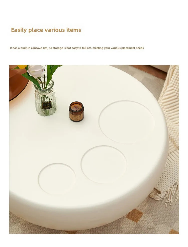 Clear Small Coffee Table Modern Design Balcony Round Coffee Table Living Room Bedroom Mesa De Centro De Sala Room Furniture